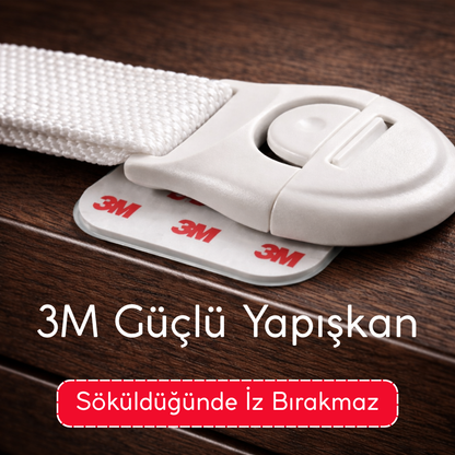 15'li Ultra Güvenli Bebek ve Çocuk Kilidi - Delme Gerektirmez